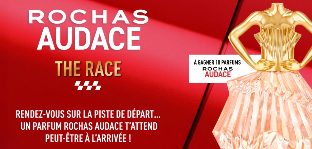 Jeu Concours Rochas Audace The Race – Du 22 septembre au 5 octobre 2025