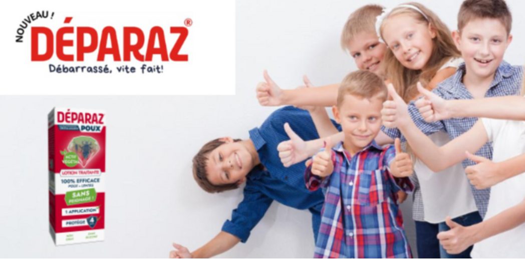 Baby Test : Traitement anti-poux DÉPARAZ-POUX® Laboratoire Duhot