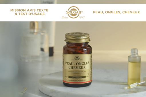 Test produit Solgar – Peau, Ongles, Cheveux : Sublimez votre beauté naturelle