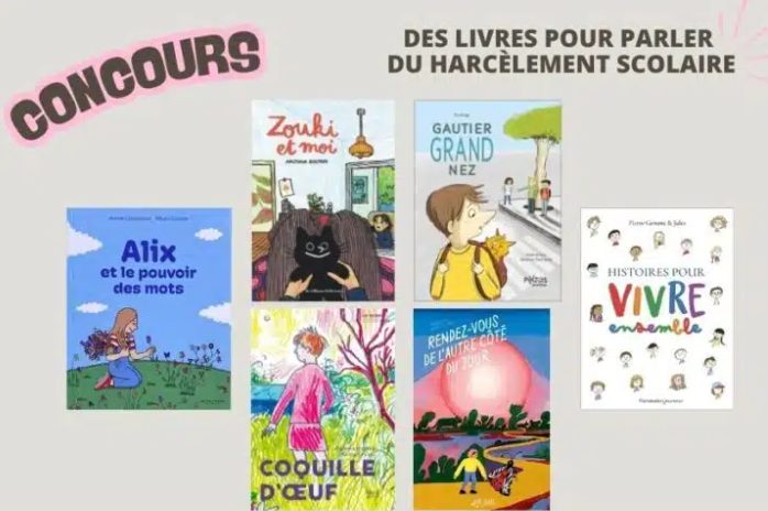 Jeu Concours – Des livres jeunesse contre le harcèlement scolaire à gagner