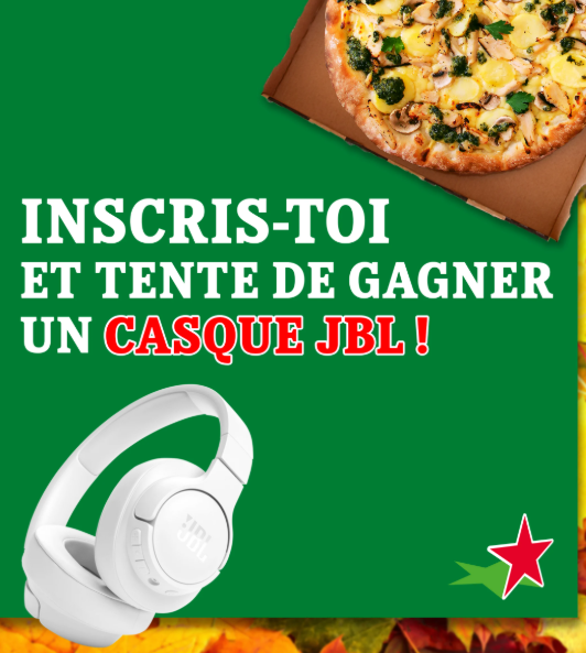 Jeu Concours La Boîte à Pizza x JBL