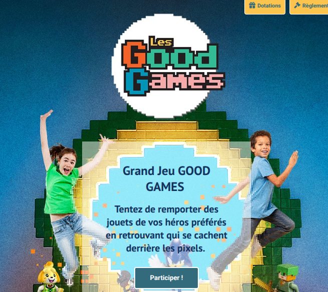 Jeu concours GOOD GAMES – La Grande Récré