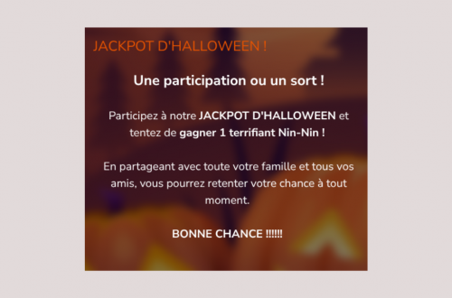 Nin-Nin – Découvrez le Grand Jeu Halloween !