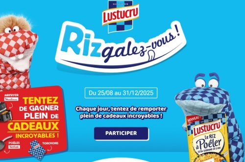 Jeu Lustucru « Rizgalez-vous ! » – Instant Gagnant