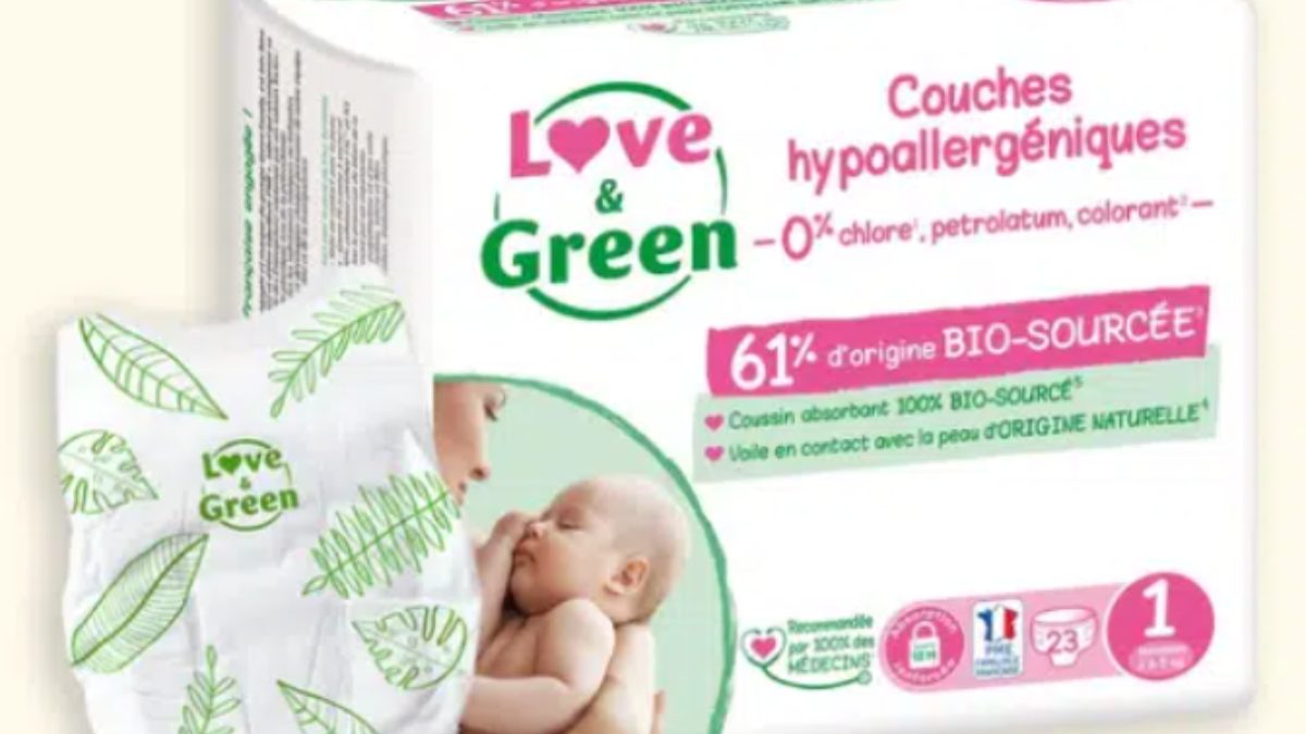 Test Produit : Couches hypoallergéniques Love & Green à tester gratuitement !