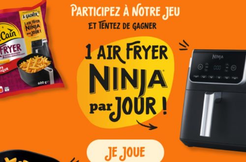 Jeu Concours McCain Air Fryer Ninja – Gagnez un Air Fryer d’une valeur de 149,99 € !