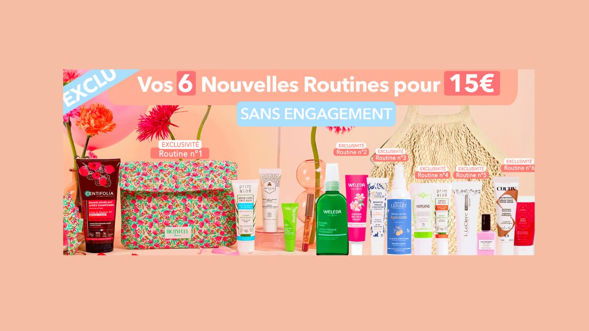 Offre Exceptionnelle : Les 10 Ans de la Biotyfull Box – 6 Routines Beauté pour 15€ seulement (Sans Engagement)