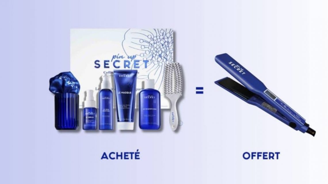 Coffret Soin Capillaire Pinup Secret à 149€ – Fer à Lisser Offert