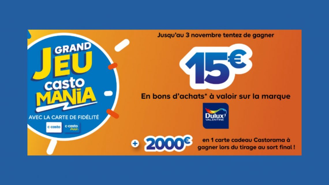 Jeu concours Castomania x Dulux Valentine : gagnez des cartes cadeaux et relookez vos espaces !