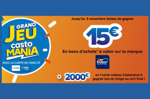 Jeu concours Castomania x Dulux Valentine : gagnez des cartes cadeaux et relookez vos espaces !