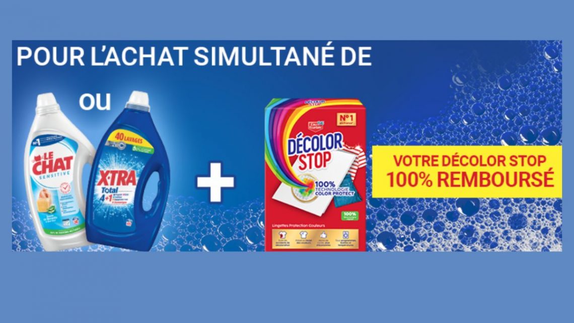 Décolor Stop 100% remboursé : votre lessive protégée et votre porte-monnaie aussi !