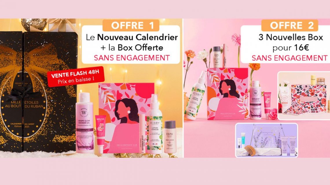 Vente Flash Prescription Lab : Prix en baisse sur vos 3 offres préférées !