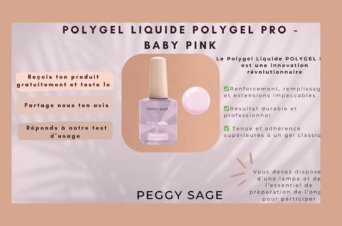 Test Produit Gratuit : Polygel Liquide POLYGEL PRO – Baby Pink