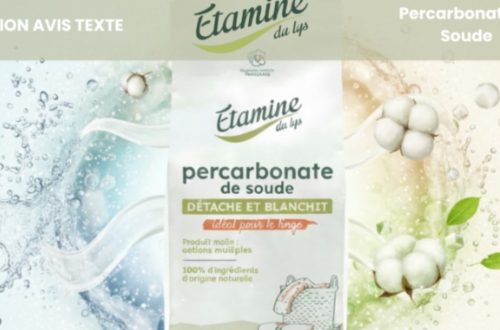 Test produit : Percarbonate de Soude Étamine du Lys