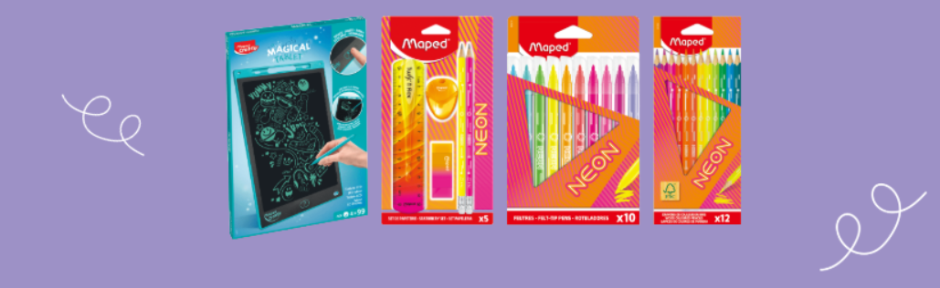 Jeu concours Mapiwee 2025 : Gagnez 1 des 10 lots créatifs Maped !