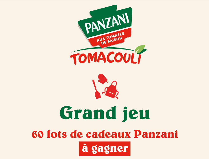 Jeu Concours Panzani 2025 – 60 cadeaux à gagner