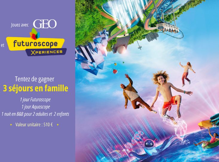Jeu concours Futuroscope + Aquascope : 3 séjours en famille à gagner
