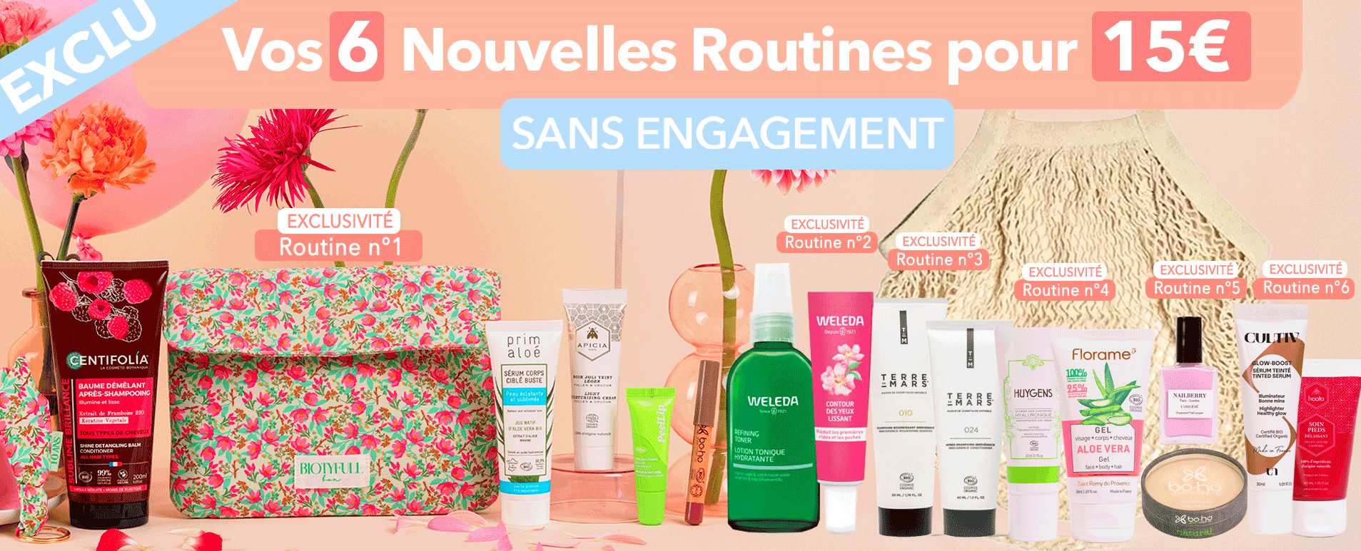 BIOTYFULL BOX : 6 NOUVELLES ROUTINES POUR 15€ !