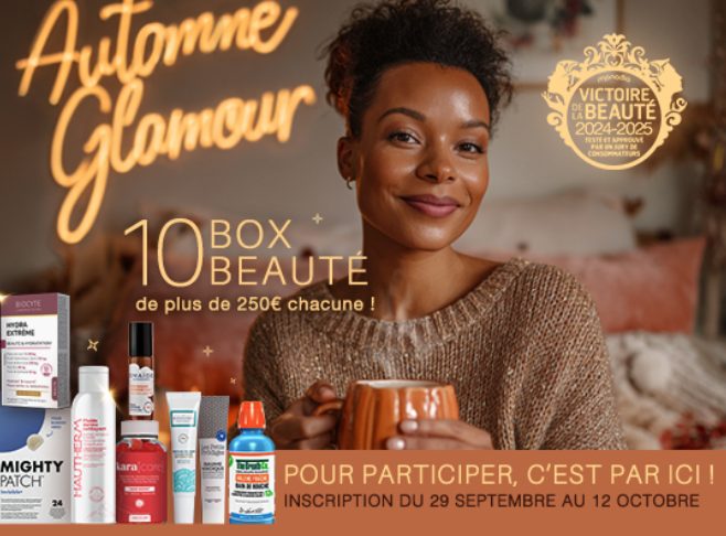 Jeu Automne Glamour – Victoires de la Beauté