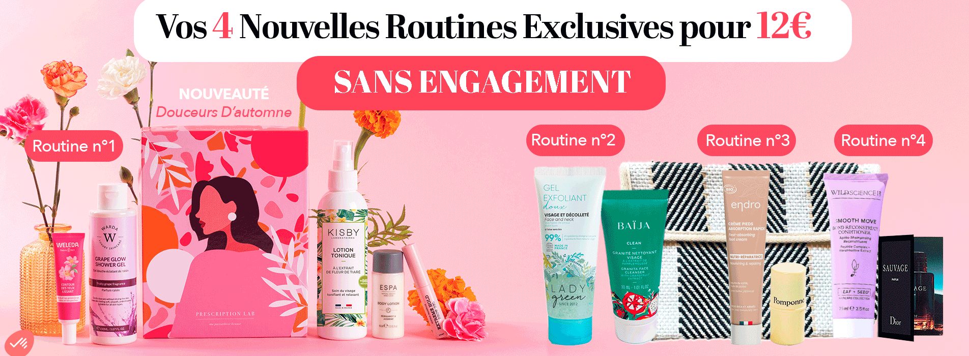 Prescription Lab : Vos 4 Nouvelles Routines à 3€ chacune !