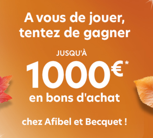 Jeu Concours « Jackpot de l’automne – Un automne pour soi » (Becquet & Afibel)