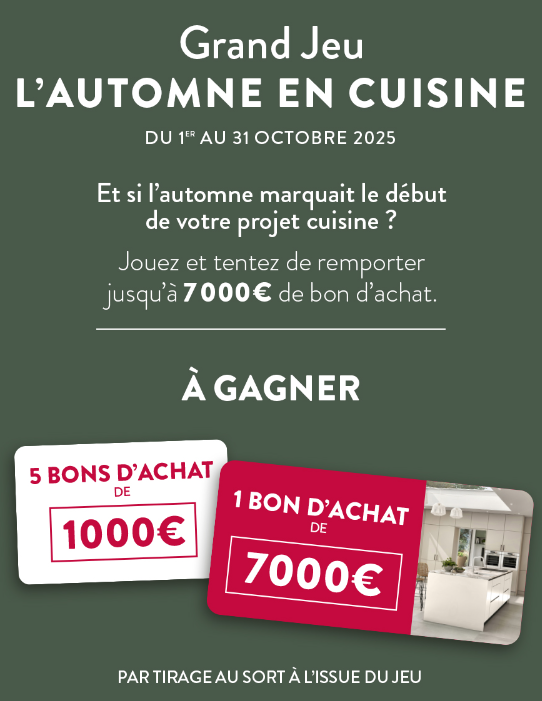 Grand Jeu Cuisine Plus – L’Automne en Cuisine 2025 : gagnez jusqu’à 7 000 € en bons d’achat !
