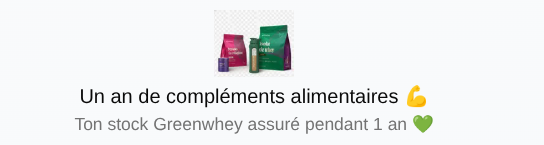 Grand Jeu Concours des 10 ans Greenwhey