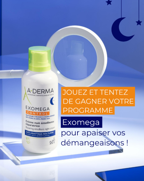 Jeu Concours A-DERMA – Guide Atopie : gagnez un Programme Exomega pour peaux sensibles 💚