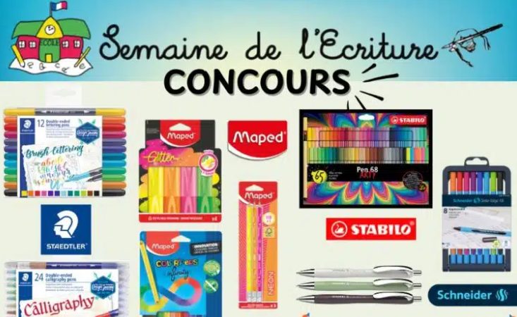 Jeu-concours Semaine de l’Écriture 2025 : gagnez des packs de produits d’écriture !