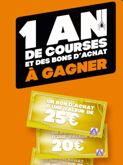 Jeu concours ALDI « ALDI Vous Ensorcelle » – Gagnez jusqu’à 2 500€ en cartes cadeaux !