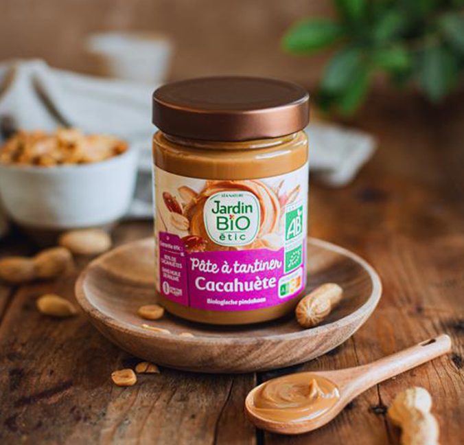 Testez gratuitement la pâte à tartiner à la cacahuète bio !