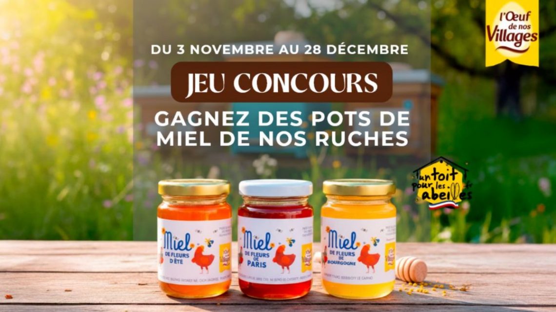 Jeu-Concours : Gagnez un Coffret Dégustation de 3 Pots de Miel