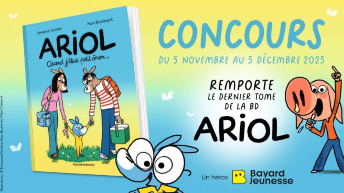 Jeu concours Ariol : 5 exemplaires du dernier tome à gagner !