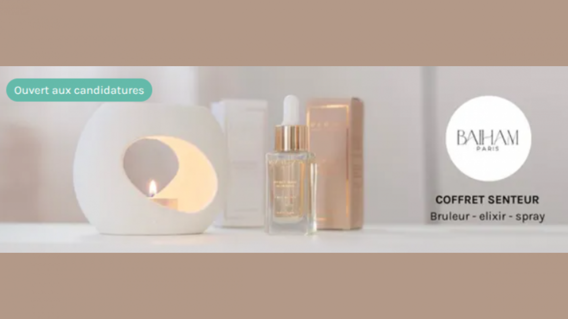 Test Produit : Mon Coffret Senteur – Baiham Paris
