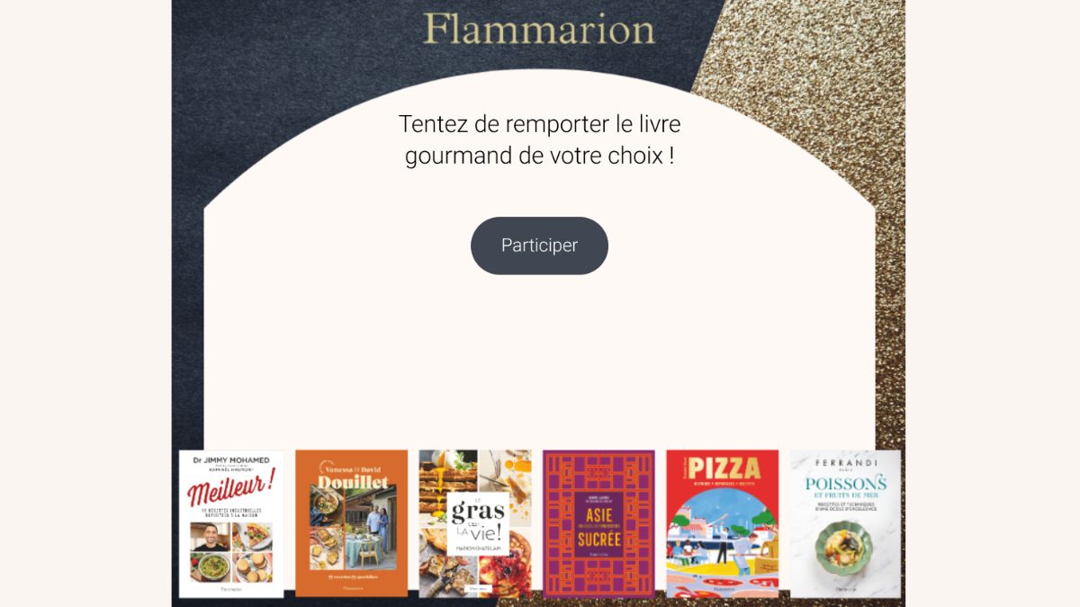 Jeu Concours « Cuisine en fête 2025 » – Éditions Flammarion