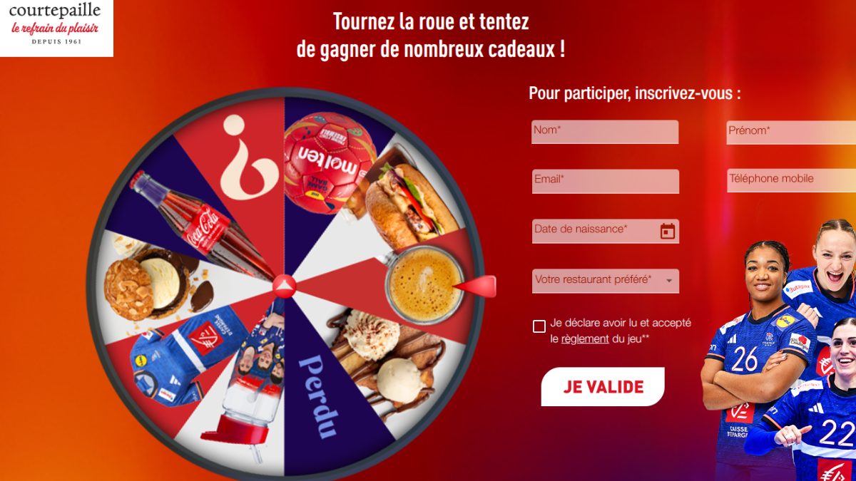 Courtepaille : Participez à La Roue de la Chance 2025 et gagnez des cadeaux ! 🎁