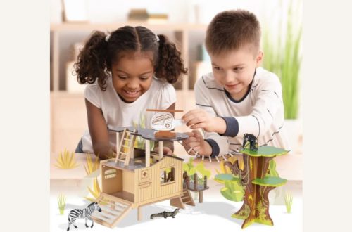 Testez L'Hôpital de la Brousse PAPO – Jeu en bois pour enfants dès 3 ans