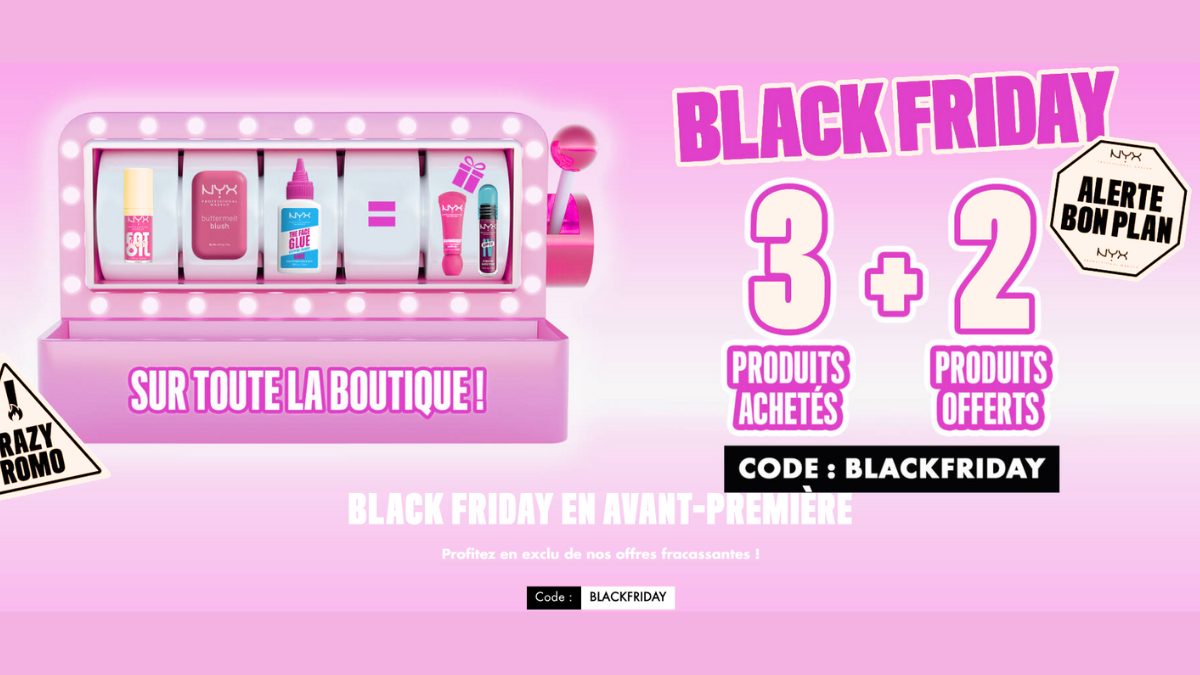 NYX PROFESSIONAL MAKEUP (3 PRODUITS ACHETÉS = 2 OFFERTS)