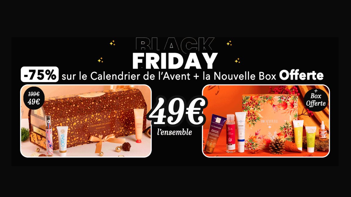 Calendrier de l&rsquo;Avent Biotyfull Box 2025 : 775€ de Produits pour Seulement 49€