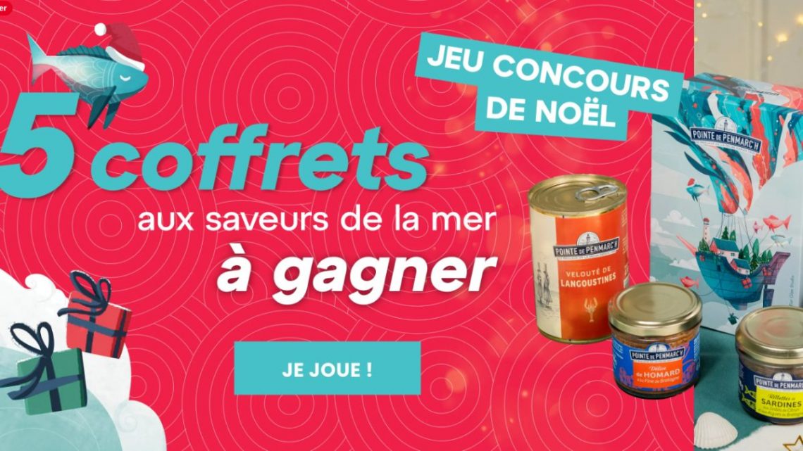 Jeu concours Pointe de Penmarc’h – 5 coffrets gourmands à gagner