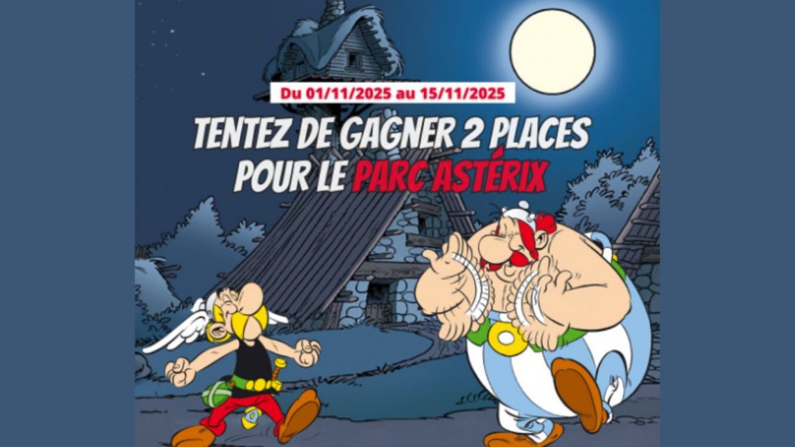 Concours – Gagnez vos places pour le Parc Astérix !