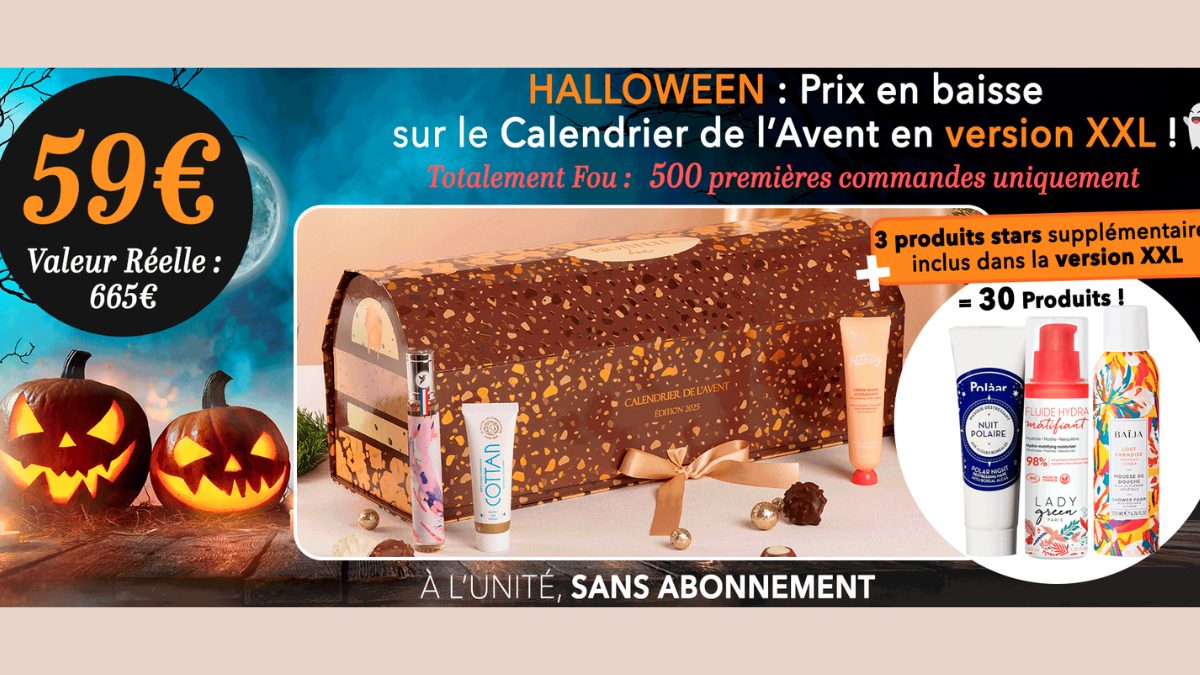 Biotyfull Box 2025 : Le Calendrier de l’Avent XXL à 59€ – Offre Spéciale Halloween Sans Abonnement