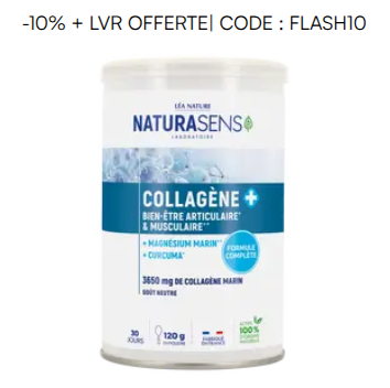 Testez le Collagène marin 5000mg Naturasens — Candidatez jusqu’au 16 novembre 2025