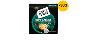 Carte Noire : –30 % sur les cafés (grains & capsules) – Offres Black Friday