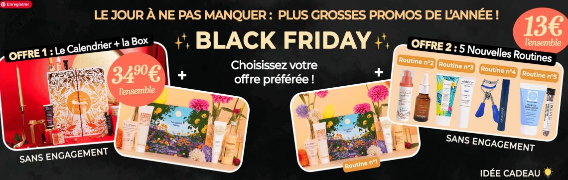 BLACK FRIDAY GLOWRIA : LE JOUR À NE VRAIMENT PAS LOUPER !