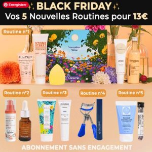 BLACK FRIDAY GLOWRIA : LE JOUR À NE VRAIMENT PAS LOUPER !