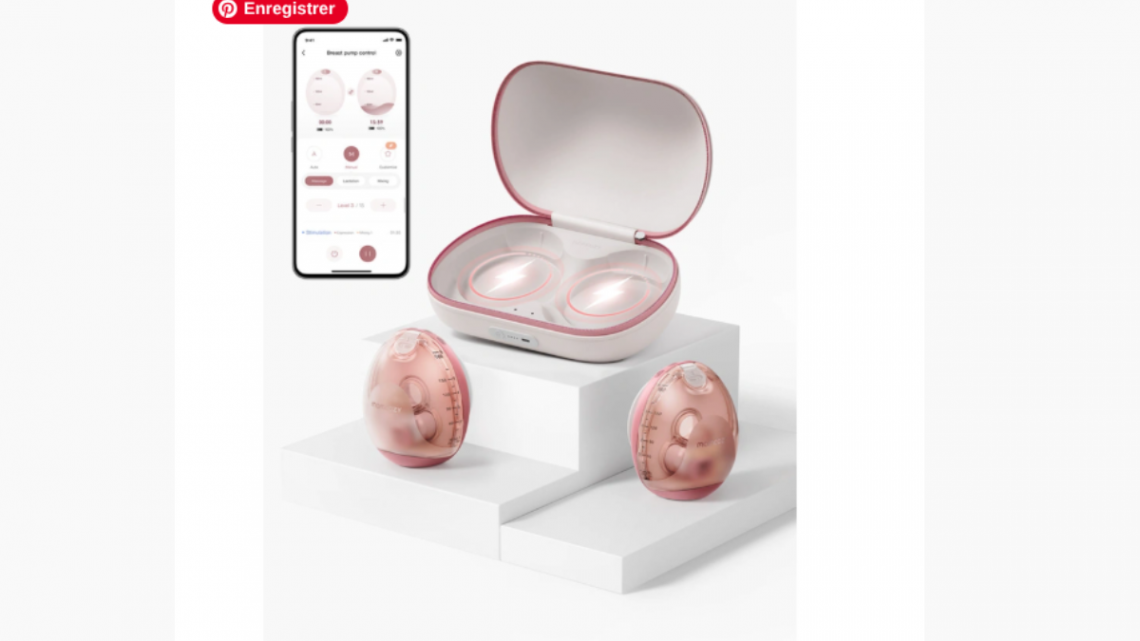 Baby Test : Tire-lait mains libres ultra-fin Air 1 — Momcozy