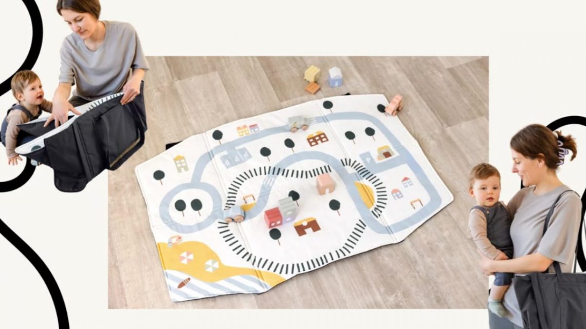 Test Produit Lässig Mamaki Bag : le sac 2-en-1 qui devient tapis de jeu