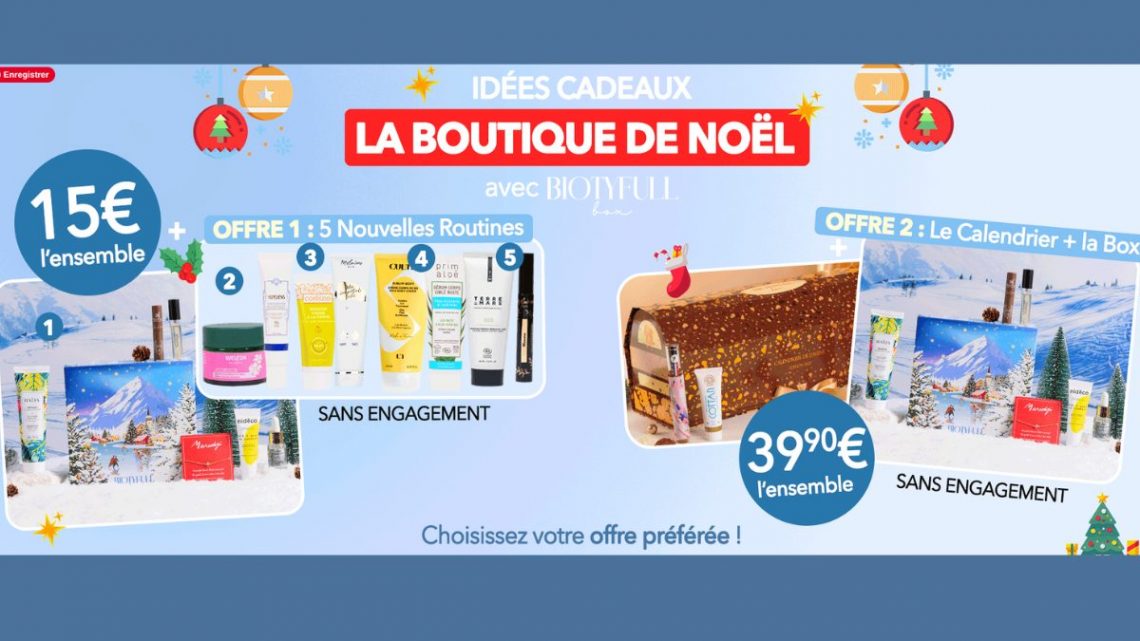Biotyfull Box Noël 2025 : 3 Offres Exceptionnelles – Jusqu'à 83% de Réduction !