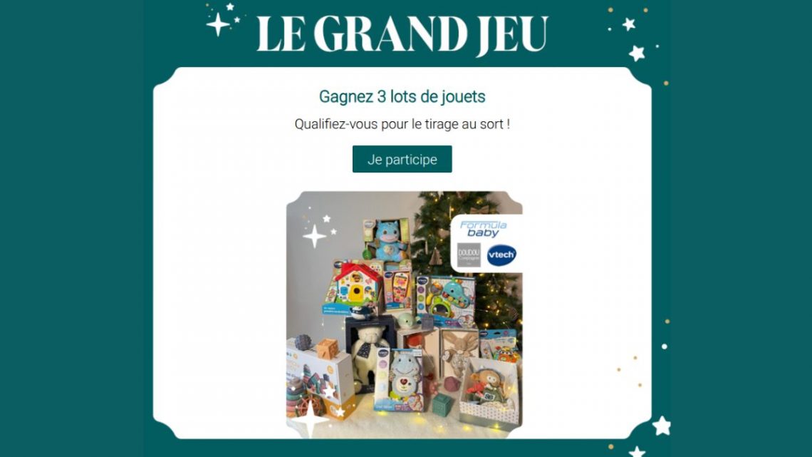 Grand Jeu Concours Aubert x Formula Baby, Doudou et Compagnie, Vtech – Participez et Gagnez !
